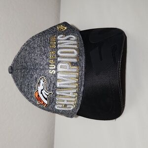 Denver Broncos Hat New Era Cap Mens Super Bowl Champions Football